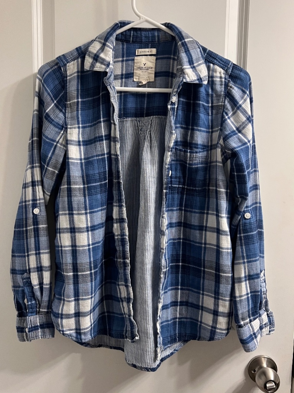 Women's American Eagle Boyfriend Fit Flannel